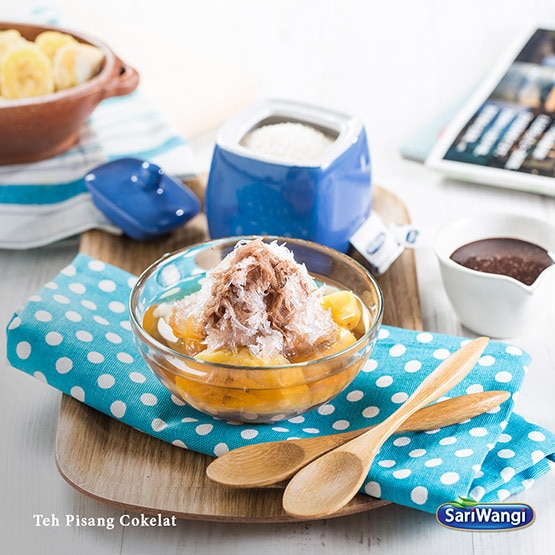 Bercanda Senang Bersama Keluarga Dengan Teh Pisang Coklat