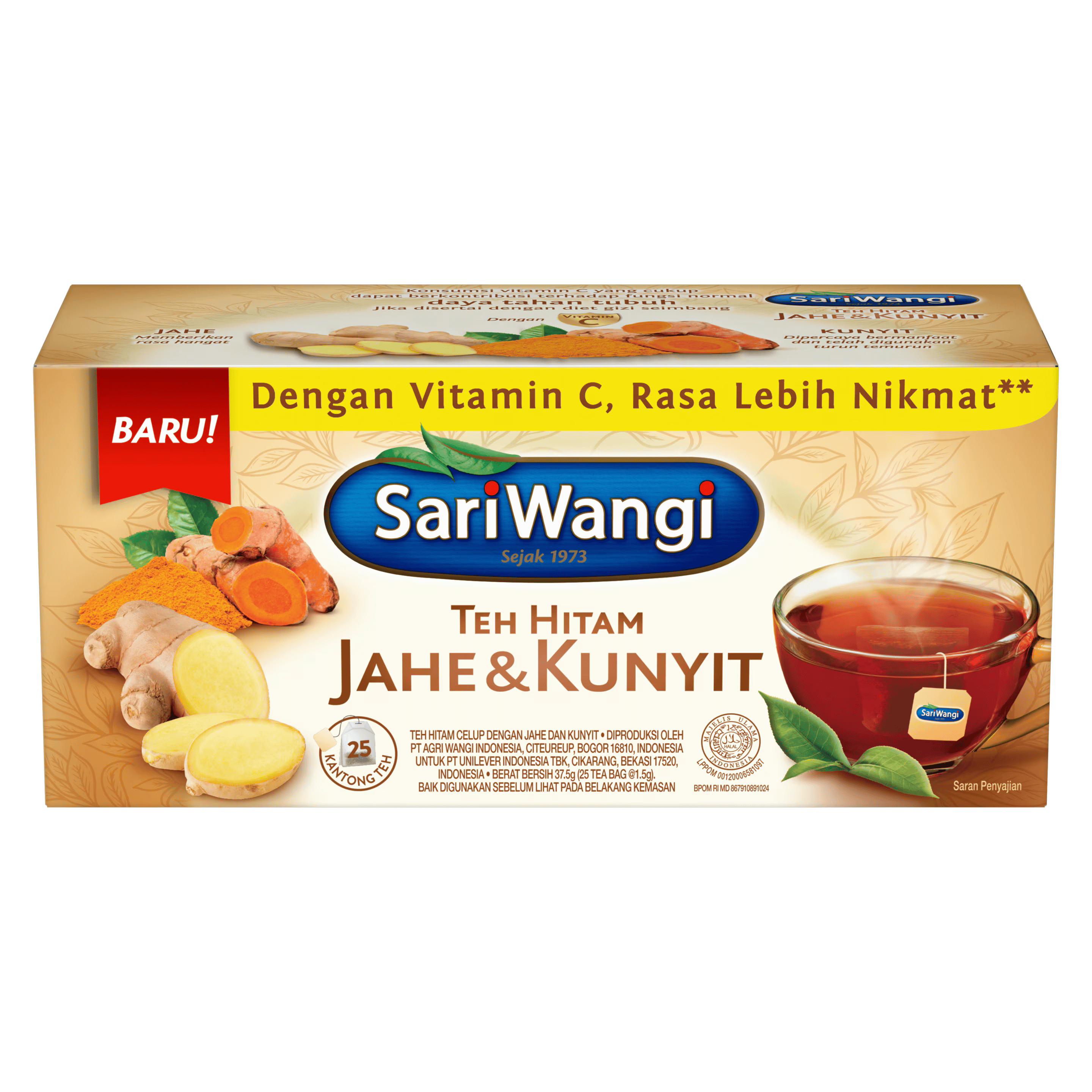 SariWangi Teh Hitam Jahe & Kunyit